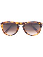 Persol Round-frame Sunglasses - Brown