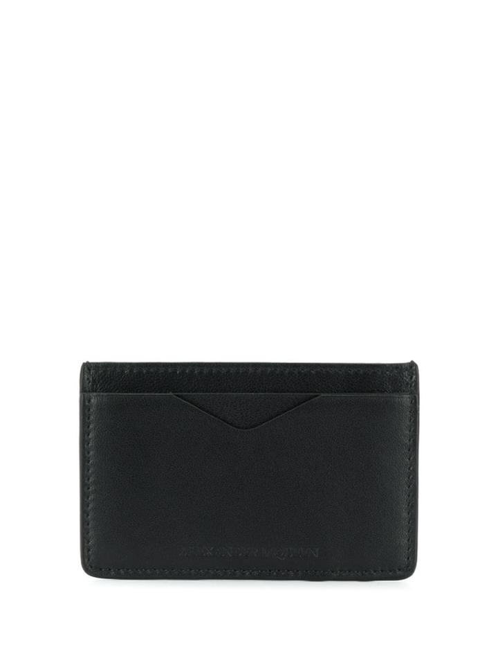Alexander Mcqueen Rib Cage Cardholder - Black