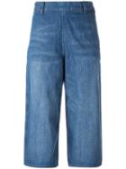 Levi's Vintage Clothing '9th Street' 3/4 Length Jeans, Women's, Size: 28, Blue, Cotton