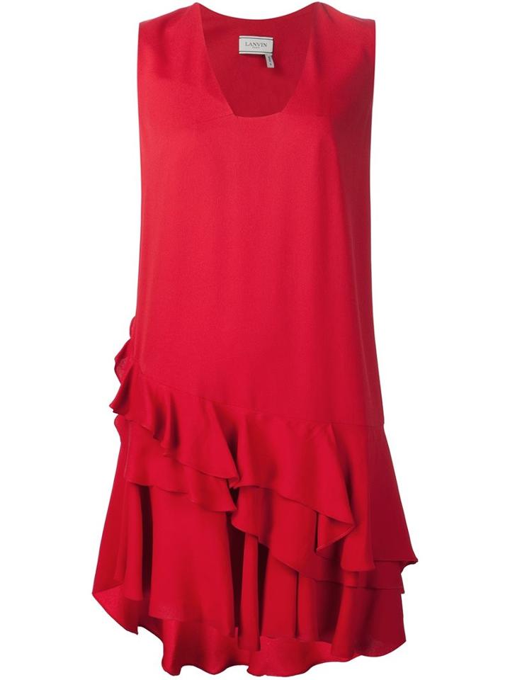 Lanvin Ruffled Swing Dress