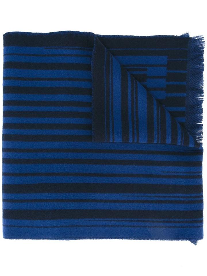 Furla 'stucco' Scarf, Men's, Blue, Wool
