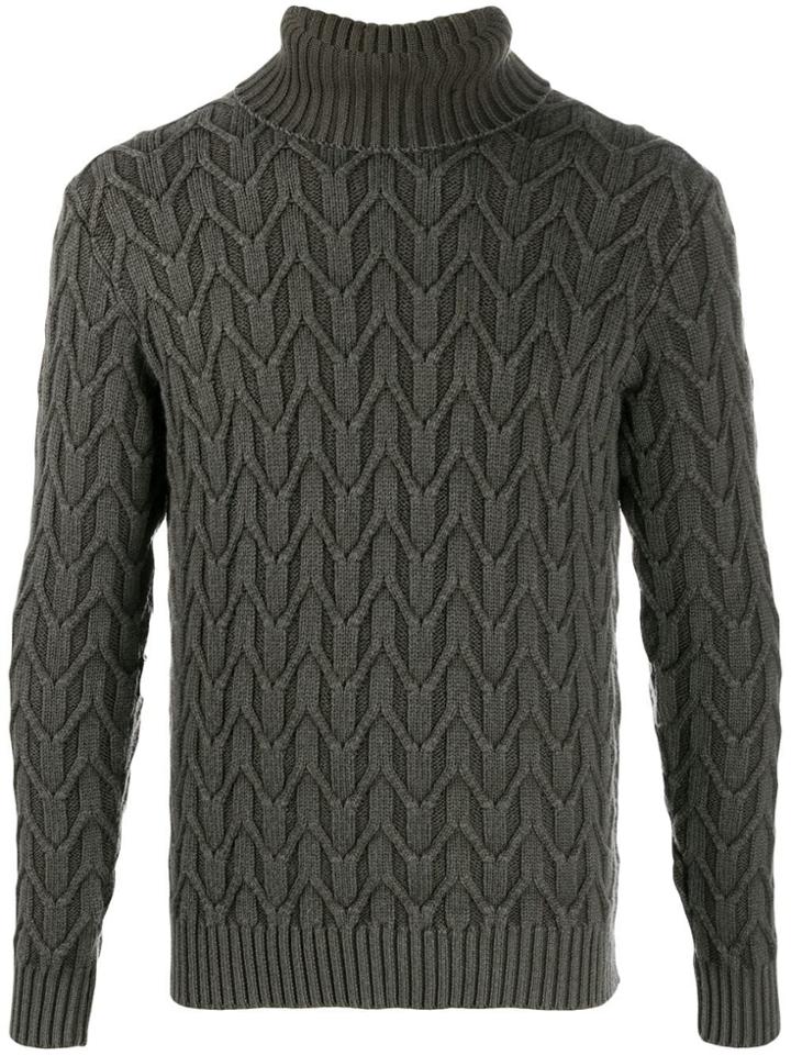 Circolo 1901 Cable Knit Jumper - Green