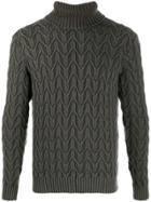 Circolo 1901 Cable Knit Jumper - Green