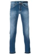 Dondup 'george' Skinny Jeans, Men's, Size: 34, Blue, Cotton/spandex/elastane/polyester