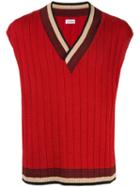 Coohem Knitted Vest - Red