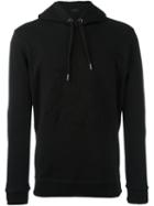 Diesel Embossed Hoodie, Men's, Size: Medium, Black, Cotton