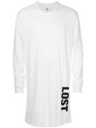 Lost & Found Rooms - 'lost' Print Oversized T-shirt - Men - Cotton - S, White, Cotton