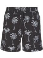 Onia Onia Ms1936 African Palm Synthetic->polyester - Black