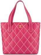 Chanel Pre-owned Wild Stitch Handbag - Pink