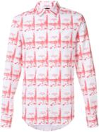 Hood By Air Printed Button Down Shirt - White