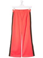 Fendi Kids Teen Logo Track Pants - Orange