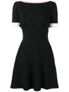 Miu Miu Tie Back Mini Dress - Black
