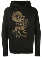 Blood Brother Watatsumi Embroidered Hoodie - Black