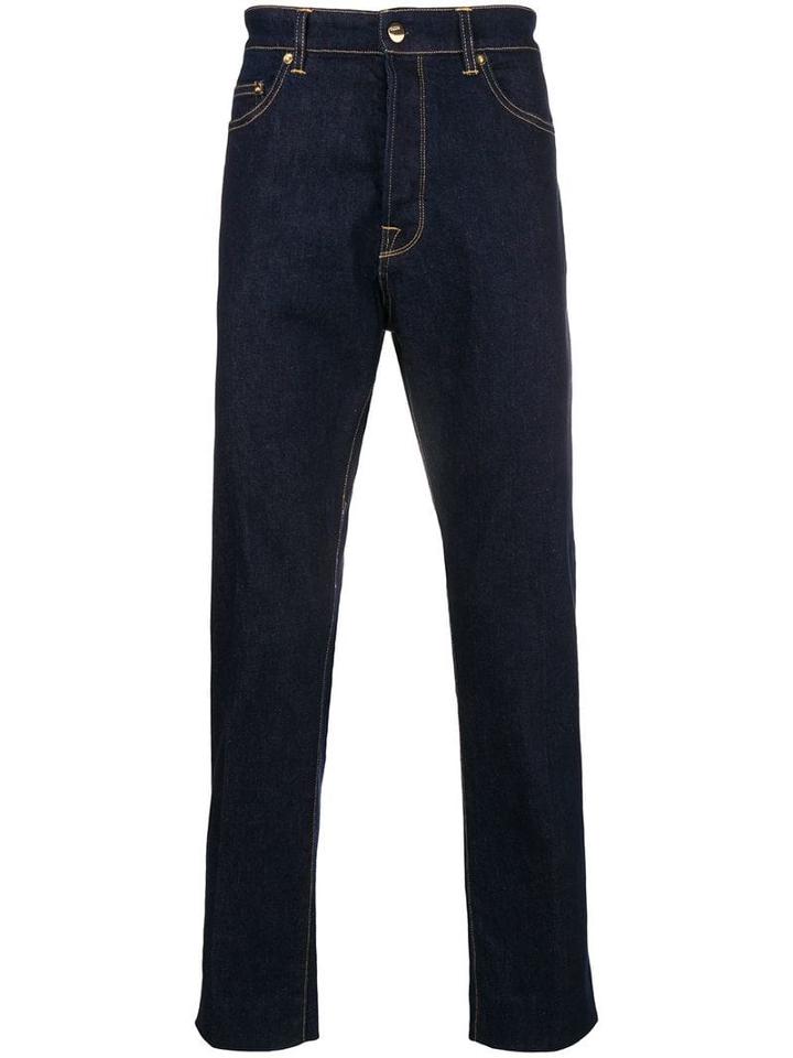 Golden Goose Lit Straight Crop Jeans - Blue