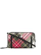 Vivienne Westwood Tartan Wallet Crossbody Bag - Pink