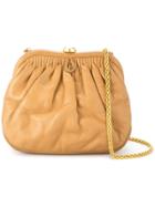 Chanel Vintage Gathered Shoulder Bag - Nude & Neutrals