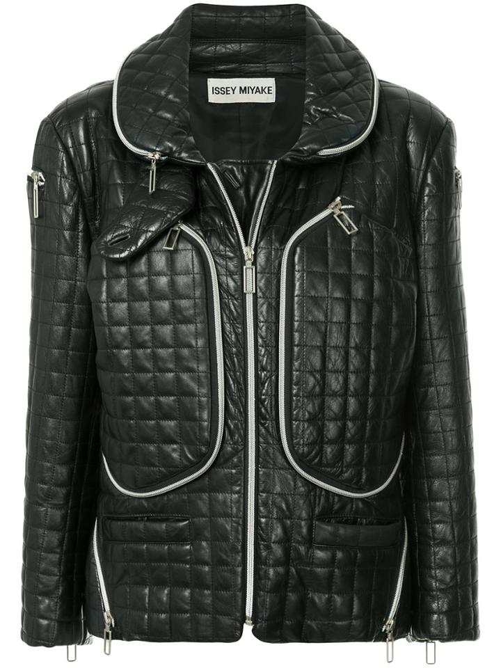 Issey Miyake Vintage Functional Zipped Jacket - Black