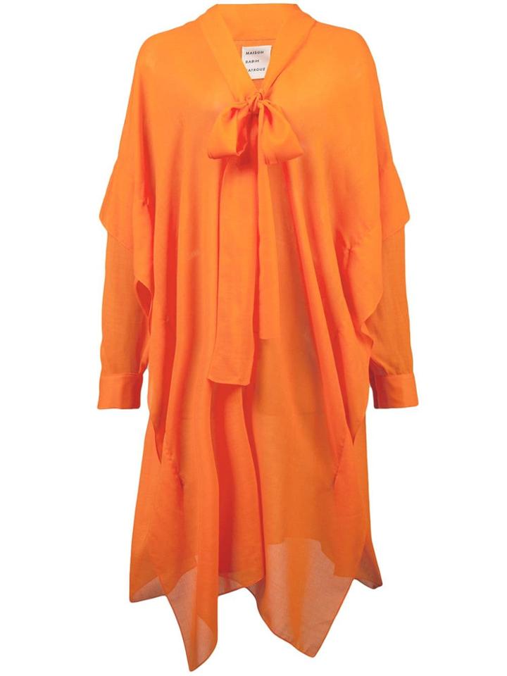 Maison Rabih Kayrouz Asymmetric Dress - Yellow & Orange