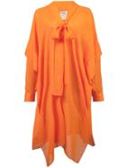 Maison Rabih Kayrouz Asymmetric Dress - Yellow & Orange