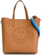 Anya Hindmarch Large 'smiley Featherweight Ebury' Tote