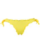 Ermanno Scervino Frill Bikini Bottom - Yellow & Orange