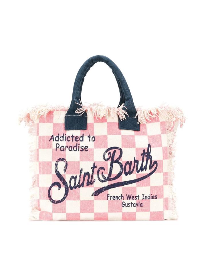 Mc2 Saint Barth Kids Logo Tote Bag - Neutrals