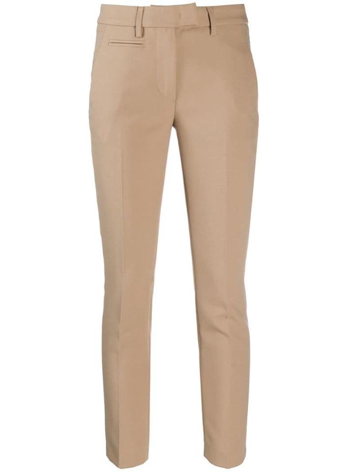 Dondup Cropped Slim-fit Trousers - Neutrals