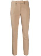 Dondup Cropped Slim-fit Trousers - Neutrals