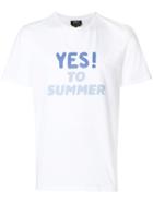 A.p.c. Yes To Summer Print T-shirt - White