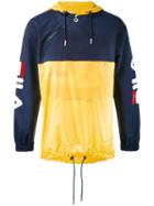 Fila - Hooded Jacket - Men - Polyamide/polyester - M, Yellow/orange, Polyamide/polyester
