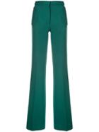 Rochas Long Flared Trousers - Green