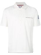 Moncler Gamme Bleu Logo Patch Polo Shirt - White