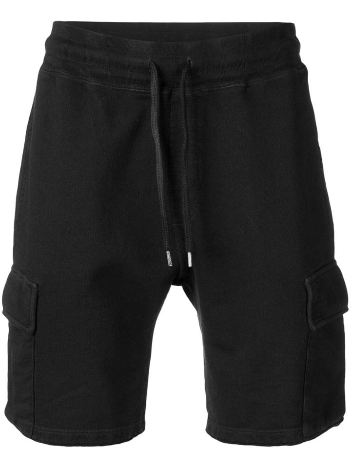 Dondup Cargo Pocket Track Shorts - Black