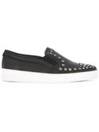 Michael Michael Kors Studded Slip-on Sneakers - Black