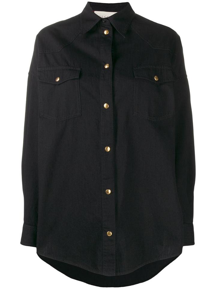 Gucci Logo-printed Shirt - Black