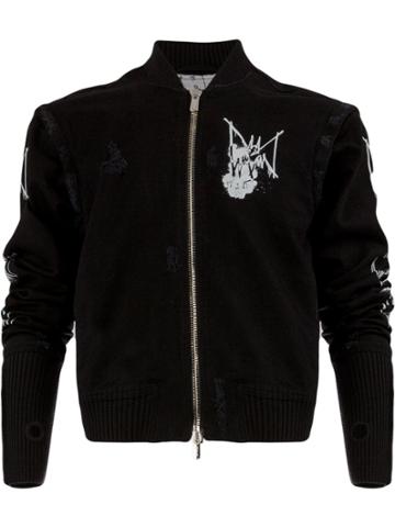 Mjb Graffiti Print Jacket - Black