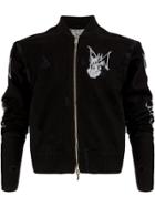 Mjb Graffiti Print Jacket - Black