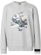 Lanvin Signature Printed Sweatshirt - Grey