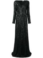 Nina Ricci Sequinned Gown - Black