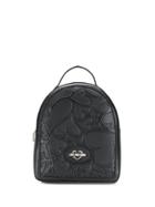 Love Moschino Heart Appliqué Backpack - Black