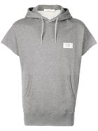 Givenchy Short Sleeved Hooded Top - Grey