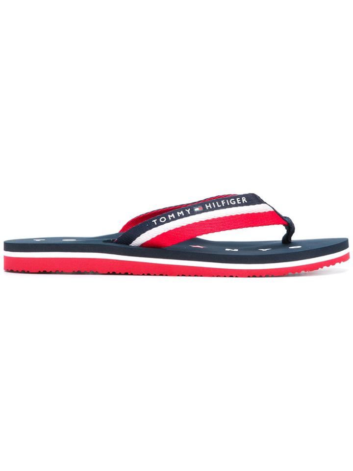 Tommy Hilfiger Webbing Beach Flip-flops - Blue