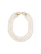 Chanel Vintage Multi-strand Faux Pearl Necklace, Women's, White
