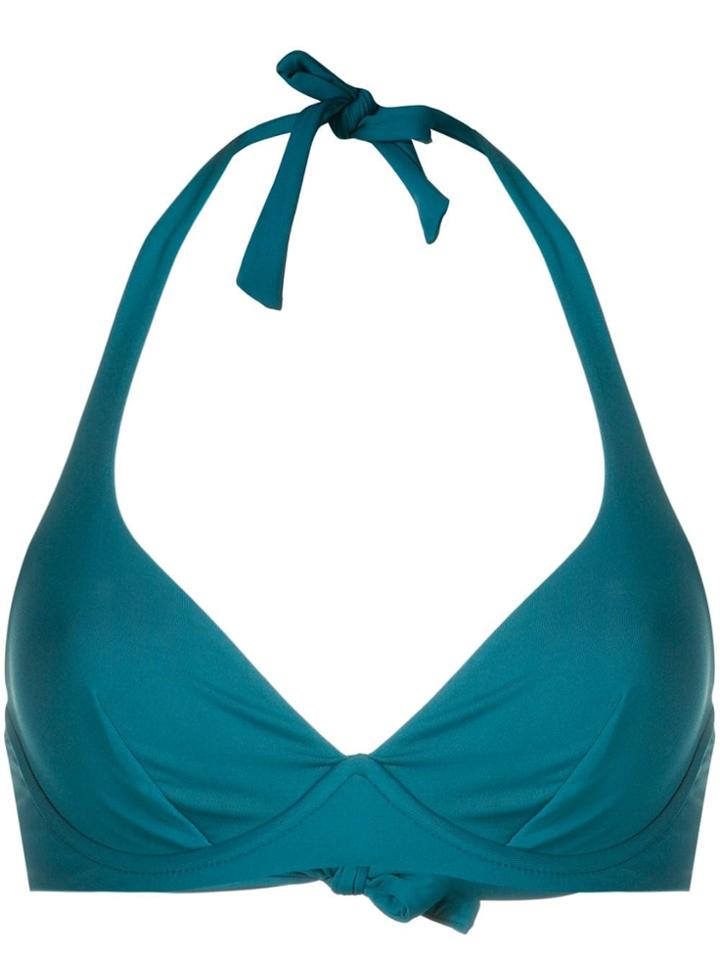 Fisico Fitted Bikini Top - Blue