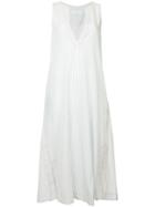 The Upside Striped Shift Dress - White