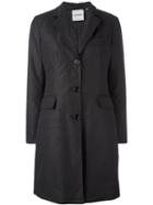 Aspesi Padded Single Breasted Coat, Women's, Size: Medium, Black, Cotton/polyester/polyamide/feather Down