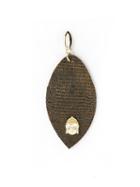 Xaa Leather Earrings, Women's, Brown