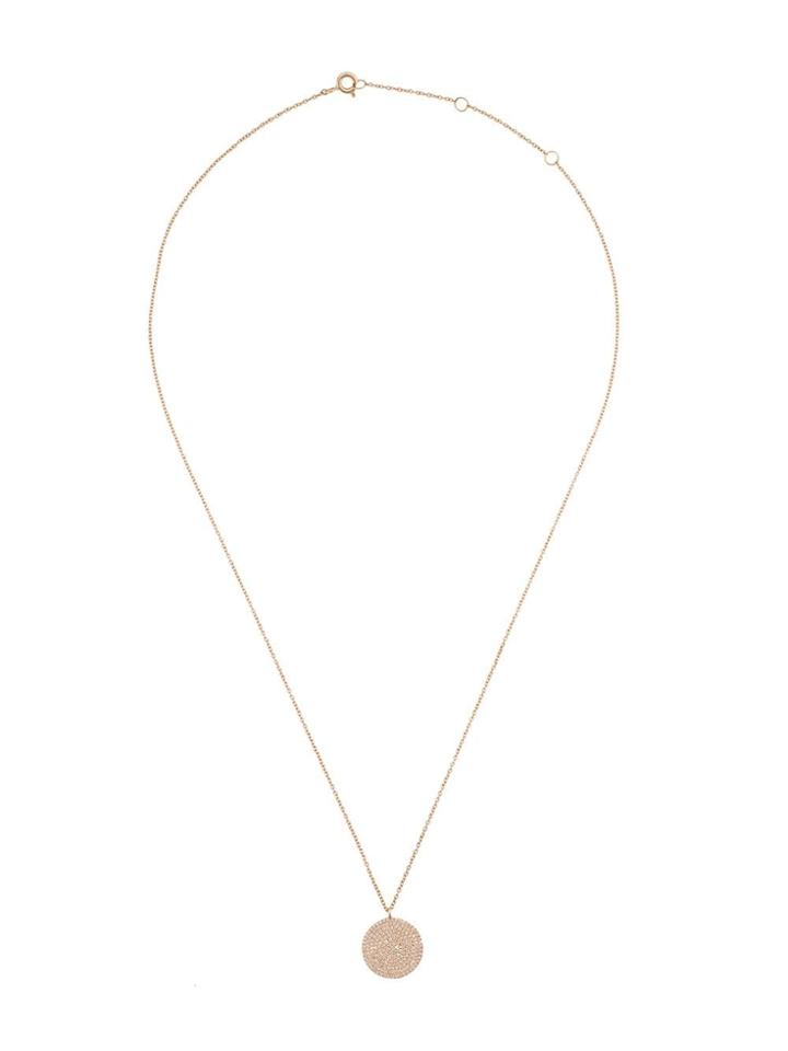 Zofia Day 14kt Yellow Gold Diamond Disc Medallion Necklace