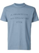 Visvim 'a Man With No Country' T-shirt, Men's, Size: 2, Blue, Cotton