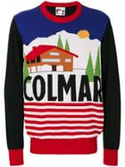 Au Jour Le Jour For Colmar Contrast Sleeve Jumper - Black